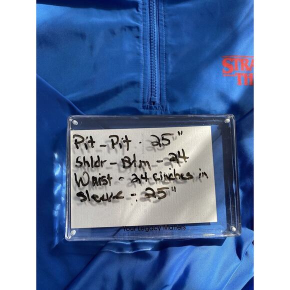 Netflix Official Merch 2XL Stranger Things LS 1/4 zip Red White Blue Cinched Btm - Picture 6 of 6